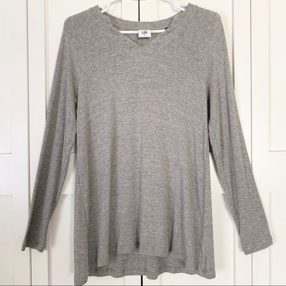 Cabi Grey Long Sleeve Shirt
